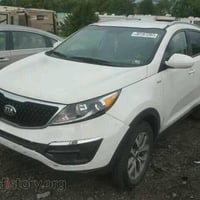 سبورتاج موديل 2016  ماشيه 87 مايل  لون ابيض ، وارد امريكي ،مكينه GDI 2...