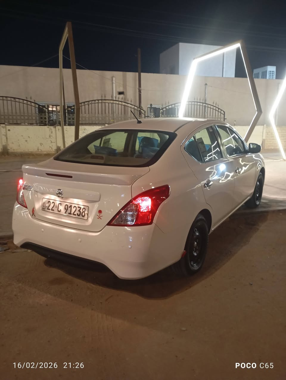 نيسان صني موديل 24 كفاله عامه
كير مكينه حداديه تخم تاير تبريد كله ع وكاله كفاله سياره جديده مفروشه جلد رقم اربيل 
مكاني نجف الاشرف ***********
