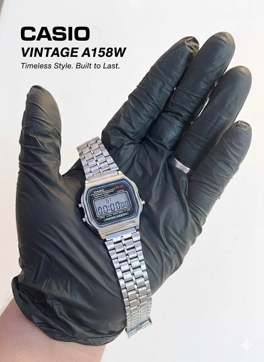 كاسيو هل تبحث عن ساعة تجمع بين خفة الوزن والمظهر الفخم؟ ساعة Casio A158W الفضية هي الاختيار المثالي لكل الأوقات.
لماذا يختار الجميع هذه الساعة؟
✅ تصميم ريترو (Retro): مظهر كلاسيكي يناسب اللبس الرسمي والكاجوال.
✅ راحة لا تُصدق: بوزن خفيف جداً يجعلك تنسى أنك ترتديها في يدك.
✅ سوار ستيل: مصنوع من الفولاذ المقاوم للصدأ مع قفل قابل للتعديل بسهولة ليناسب أي قياس معصم.
✅ عملية جداً: مقاومة للماء، مزودة بإضاءة ليلية، منبه، وتقويم تلقائي.
✅ عمر بطارية طويل: تشتهر كاسيو ببطارياتها التي تدوم لسنوات.
سواء كنت ذاهبًا للعمل، للجامعة، أو لمناسبة خاصة، كاسيو الفضية تعطيك اللمسة النهائية التي تحتاجها.
💰 السعر: [فقط 25 الف]
📍 التوصيل: [متوفر لجميع المحافظات فقط ب5 الاف ]📩 للطلب أو الاستفسار: أرسل رسالة للصفحة أو تواصل معنا عبر واتساب [***********].
#كاسيو #Casio #ساعات_رجالية #أناقة #كلاسيك #ساعات #VintageStyle
