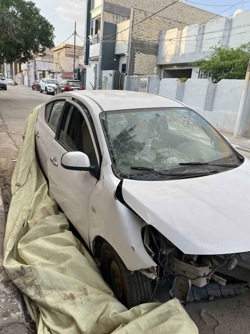 السلام عليكم نيسان صني مضروبه للبيع  مكان النجف 📍
***********
