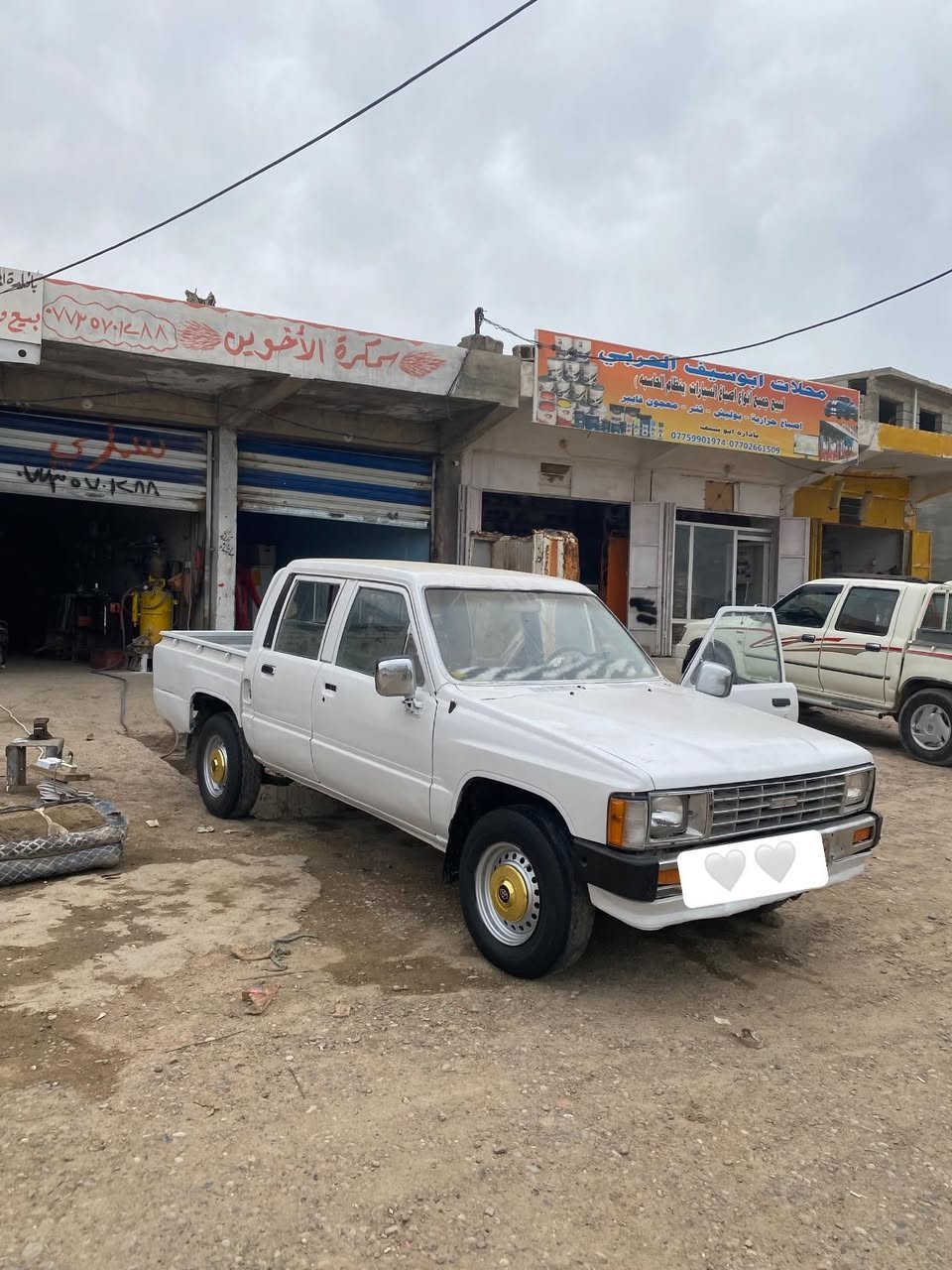 سلام عليكم للبيع تيوتا بيكم موديل ٨٦  رقم ديالى سنويه عضم عاج تحويل مباشر كير محرك اكسن شاصي خير من الله 
بيه نواقص بصيطه سعر ٤١ وبيه مجال للطبين مكاني ديالى جلولاء ***********
