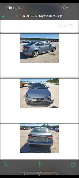 سلام وعليكم كورلا 23 امريكي فئة LE بدون حادث فقط الدعامية بيه وصلة وكعه ردارات امامية وخلفيه سياره ماشية 30 ميل باسمي مكفولة من الصبغ والضربه فقط بيه مكان شخوط ع كد اصبع 
سياره بصمة فول ماعدى الفتحة 
سيارة رقمها اربيل تحويل ثاني يوم مكاني بغداد لاستفسار اكثر هذا رقمي ***********
السعر 165 وبيه مجال لطيبين
