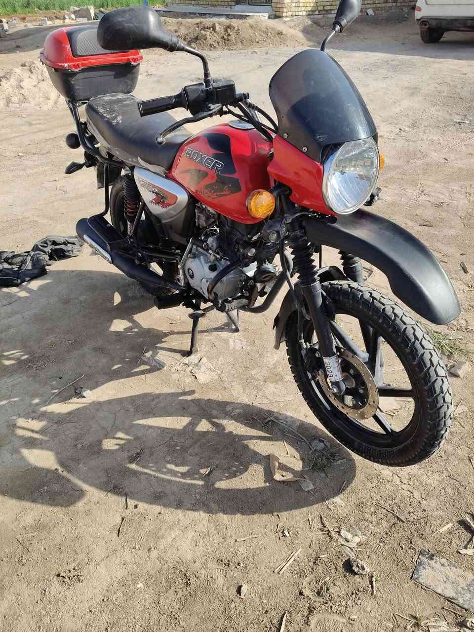 السلام عليكم دراجه بوكسر للبيع موديل ٢٣ارقام او سنويه بسمي رقمها ذي قار نكليزي دراجه كفاله عمه مكاني ناصريه قضاء النصر  ***********
