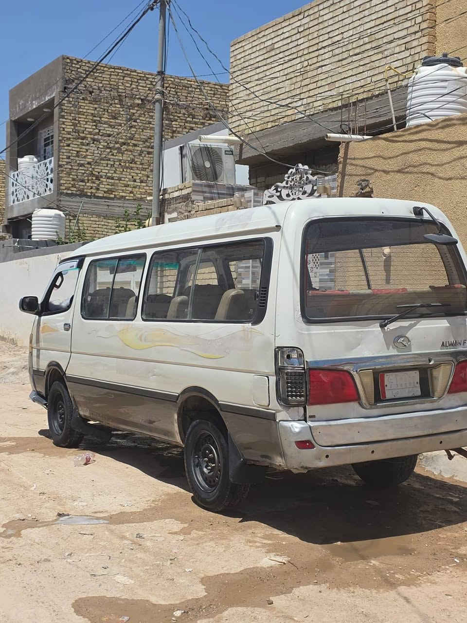 سلام عليكم فتون مديل ١٤ جديده وضع شركه مكينه كير اكسن مكفولات دوشمه بلاديه ومخلي تلبيسه تخم تاير تخم ويل جديد مكفوله من ضربه وصبغ دكه جاكوج مابيها كهربائيات كلها شغاله رقمها بغداد  ابيع واقع حال اتكفل سرقه وعشاير وطلب السعر ٣٢ وبيها مجال الشراي يتصل ويدلل مكاني نجف***********
