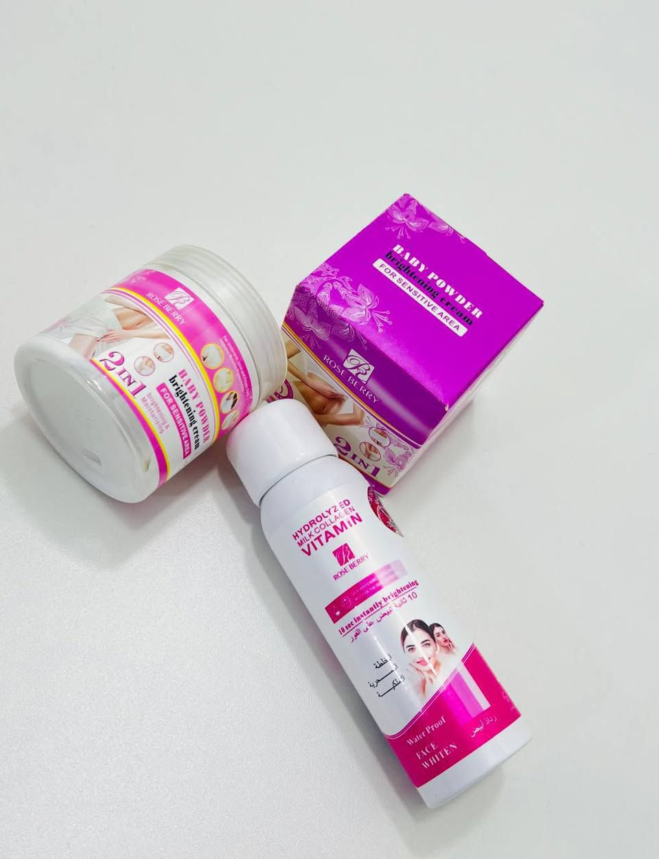 🌸🤍 عرض Rose Berry الملكي للتفتيح والنعومة 🤍🌸
دلّلي بشرتچ بروتين تفتيح لطيف وفعّال


**إذا كنت صاحب هذا الإعلان وتريد حذفه لأي سبب، رجاءا أرسل رسالة إلى الدعم الفني**