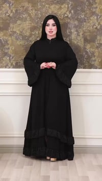 عبايات • حرير فرسان • سواد فاحم