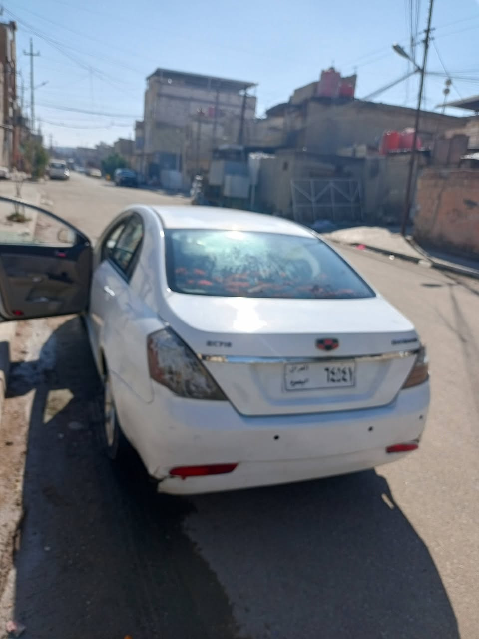 جيلي ام كراند مديل 12فول مواصفات محرك وكير كفاله سيارا حلوا بيها شاشه ودوشمه جديدا مشطها جديد ما بيها ضربه ملكطه خياسات رقمها صدامي راعيها يريد تحويل سعر 38 عنواني  بصره عشار ***********
