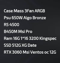 RTX 3060 • رام 16GB • النجف الأشرف