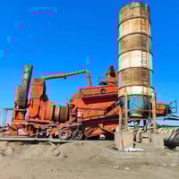 معمل اسفلت موبايل • ١٦٠طن • كمنز ٨٠٠ك.ف