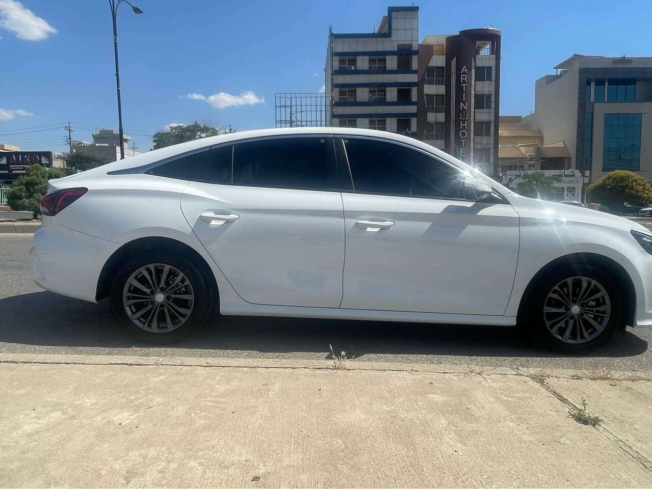 MG GT 5 2025
قەپات مواسەفات 
سڵايت 
شاشە ئەکتيف
5 کامێرا
ڕاداری پيش دوا
ئۆتۆ ستۆب 
ئۆتۆ هۆڵد
بۆياغ تەنک
بێ بۆياغ
بێ سارد و چاڵ 
زۆر کەم ڕۆيشتوە ماڵی دۆستە
14000حەقيقی ڕۆيشتوە
شوێن سلێمانی
*********** السليمانية, العراق
