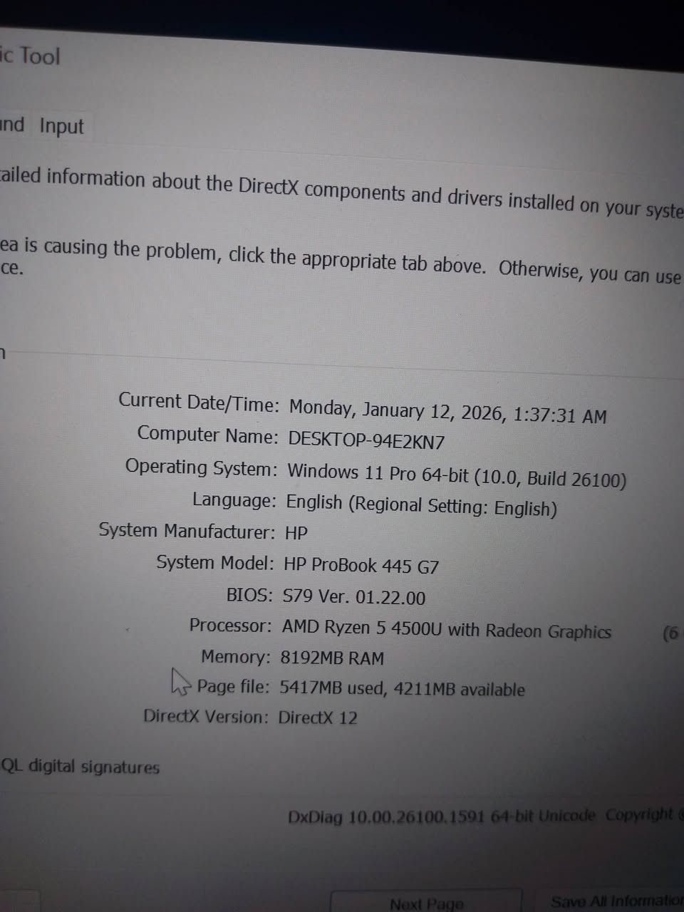 السلام عليكم ... قيم واخذ لابتوب hp probook 445 g7 المواصفات بالصورة


**إذا كنت صاحب هذا الإعلان وتريد حذفه لأي سبب، رجاءا أرسل رسالة إلى الدعم الفني**