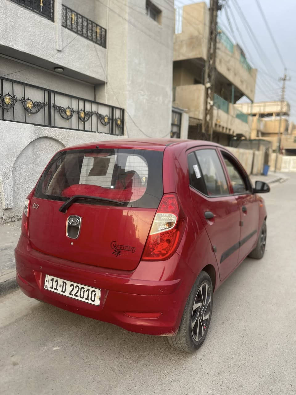 السلام عليكم 

✨🚗 للبيع هيونداي i10 – أنيقة، اقتصادية، وجاهزة فورًا 🚗✨

🚘 النوع: هيونداي i10

🔺سنة الصنع: 2015

🔺الحالة: نظيفة جدًا عدا صبغ بنيد و دعامية فقط

🔺بدون أي نواقص وعليها ادامه كامله من دهن و صدر امامي خلفي كله كفاله و جديد 

🔺ماشيه 116 الف

السعر 88 وبيها مجال قليل

📍 الموقع بغداد حي الإعلام

📞 رقم التواصل ***********
