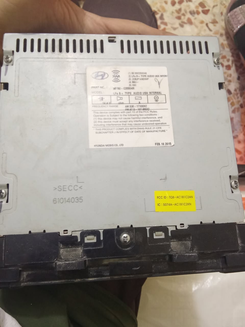 السلام عليكم مسجل سوناتا 2015 وارد امريكي اصلي مال سياره اصلي هو والدشبول ماله نضيف للبيع مكاني بصره دور الضباط ***********
