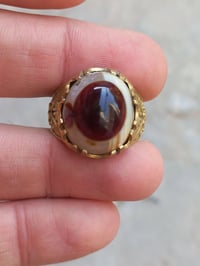 خاتم سليماني • احمر • نحاس