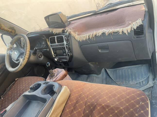 كيا حمل 2019السياره كير ومحرك شرط لا صرف ولا بخار السياره مرتجيه على جهة السايق القماره بيها شي بسيط 
العنوان صلاح الدين بيجي 
رقم الهاتف ***********
السعر 95قفل ومراوس عادي يرهم
