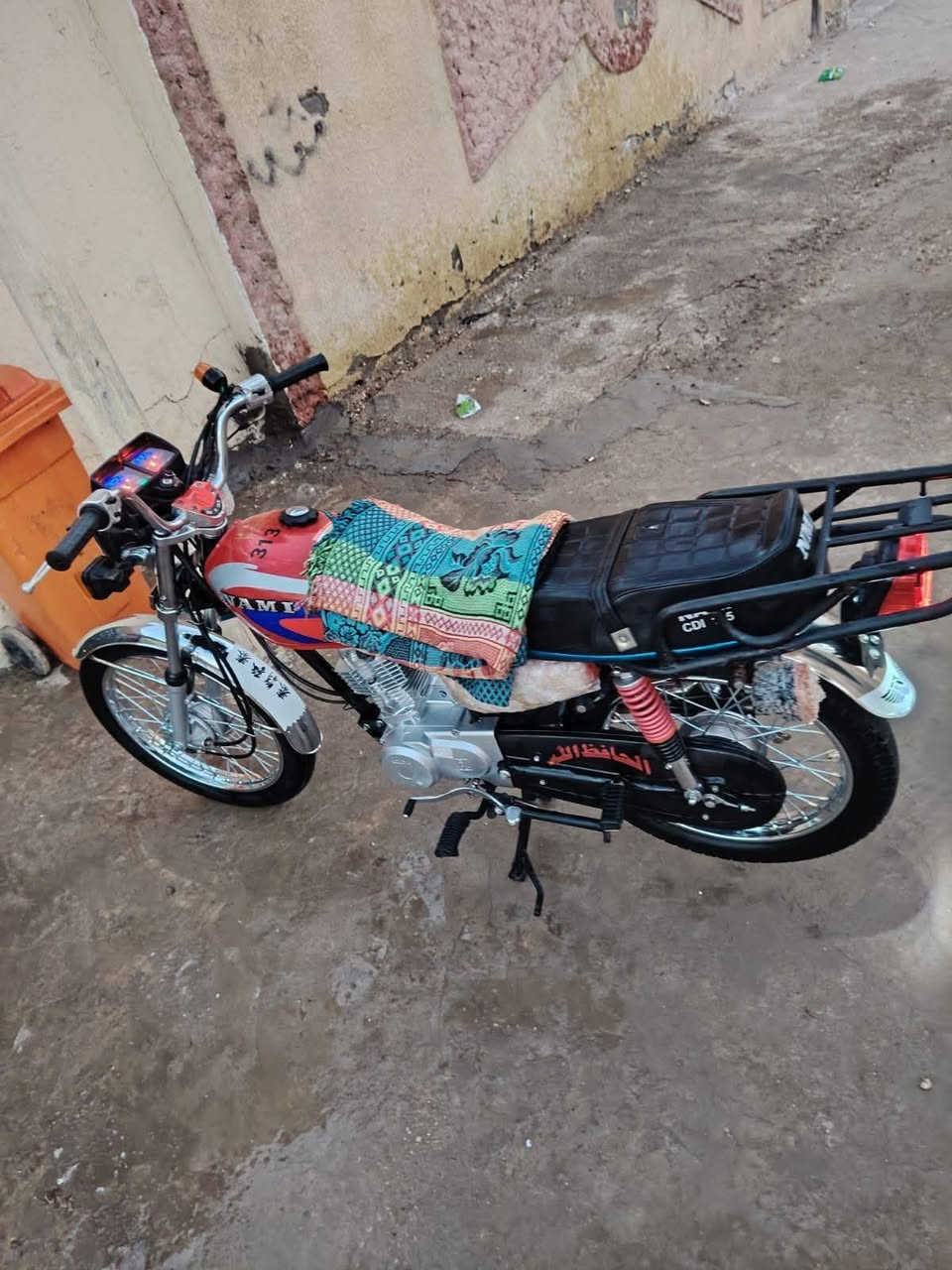 السلام عليكم نامه متياز 2026  طبق شلامجه مكفوله كفاله عامه . الدراجه نضيفه مثل ماواضحه بصوره للبيع ب650 وبيها مجال قليل...
مكاني بابل محاويل. رقمي ***********
