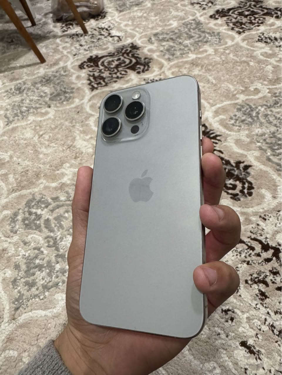 ١٥ پروماكس نةكراوة بي سيمكارت بايپاسة واتة بةس وايفاية سيم ناخوينيتةوة
هةموو شتي بيلادية بةزةمان دةستكاري نةكراية ٢٥٦ گيگاية و پاتري ٨٦ جهازةكة لوك لوكة شوختي نية 
سعري ٤٨٠ دولار پارةي ١٣ يةكة أربيل, العراق


**إذا كنت صاحب هذا الإعلان وتريد حذفه لأي سبب، رجاءا أرسل رسالة إلى الدعم الفني**