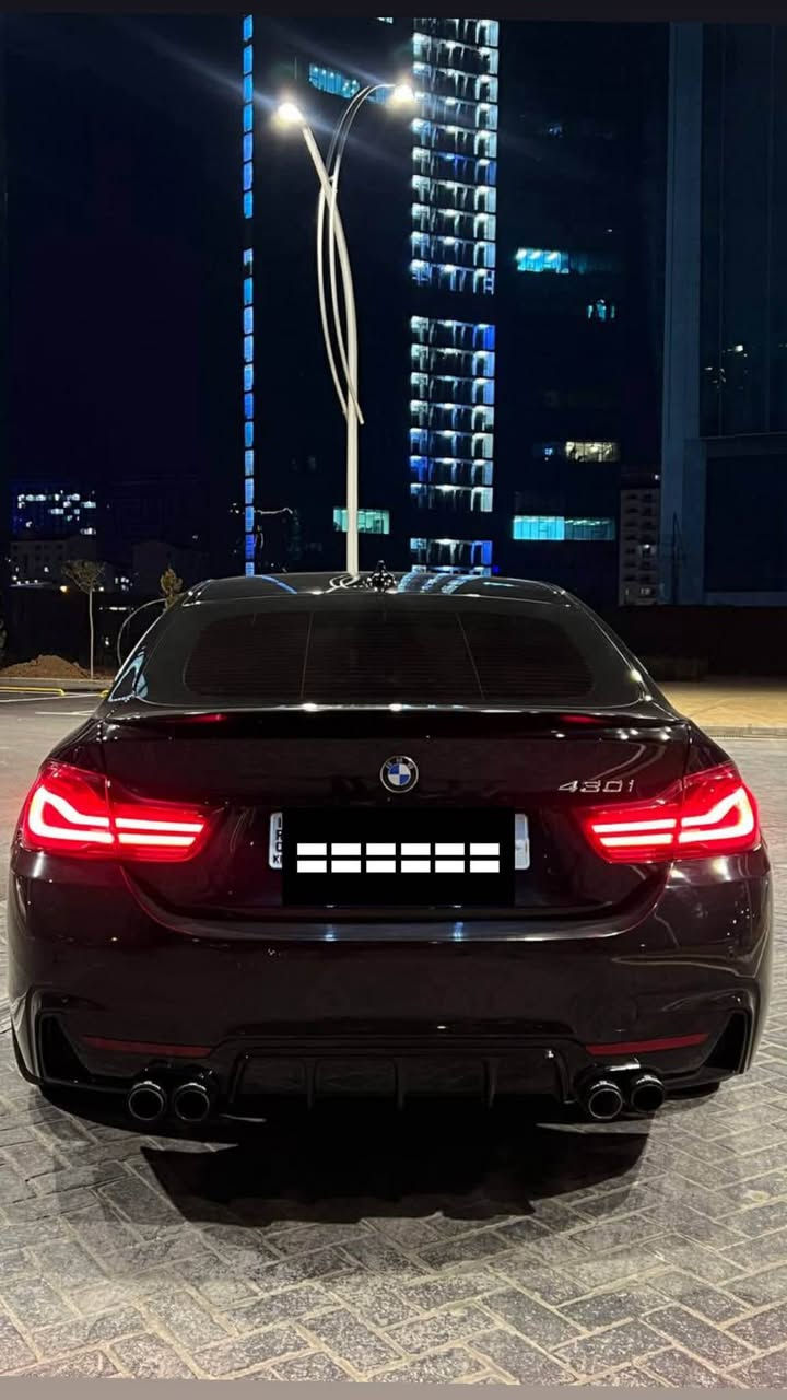 Bmw 430i  2020
کامل قەلبی کرایتە M پاکێچ
لەیتەکانی گۆراوە بۆ لێیزەری شکل نوێ
سەیارەکە بەرمەجەیە downpipe/stage1/popbang
مەکینەو گێر بەشەرت یەک دینار مەسروفی تێدا نیە
سەیارەکە ئێراباگەکانی سیستەمە 
٥ پارجەی هەیە ٣ بەس بەخی ئەمریکایە ٢ دەعمە بێ ناو گرتن حادیسەکە زۆر خاوێنە
کوشینی سەیاقو سەکن کرەبایوو گەرمیە سوکانی گەرمیە رادار خەتی جادە شاشە گەورە ماوس گەورە 
تا بڵێی خاوێنوو جوانە سەیارەکە نرخی ١٨٧وەرەقەو مەعامەلەکی برایەنە رقم تلفون *********** أربيل, العراق
