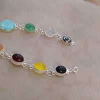 سوارات فضة • عقيق فيروز • نسائي رجالي