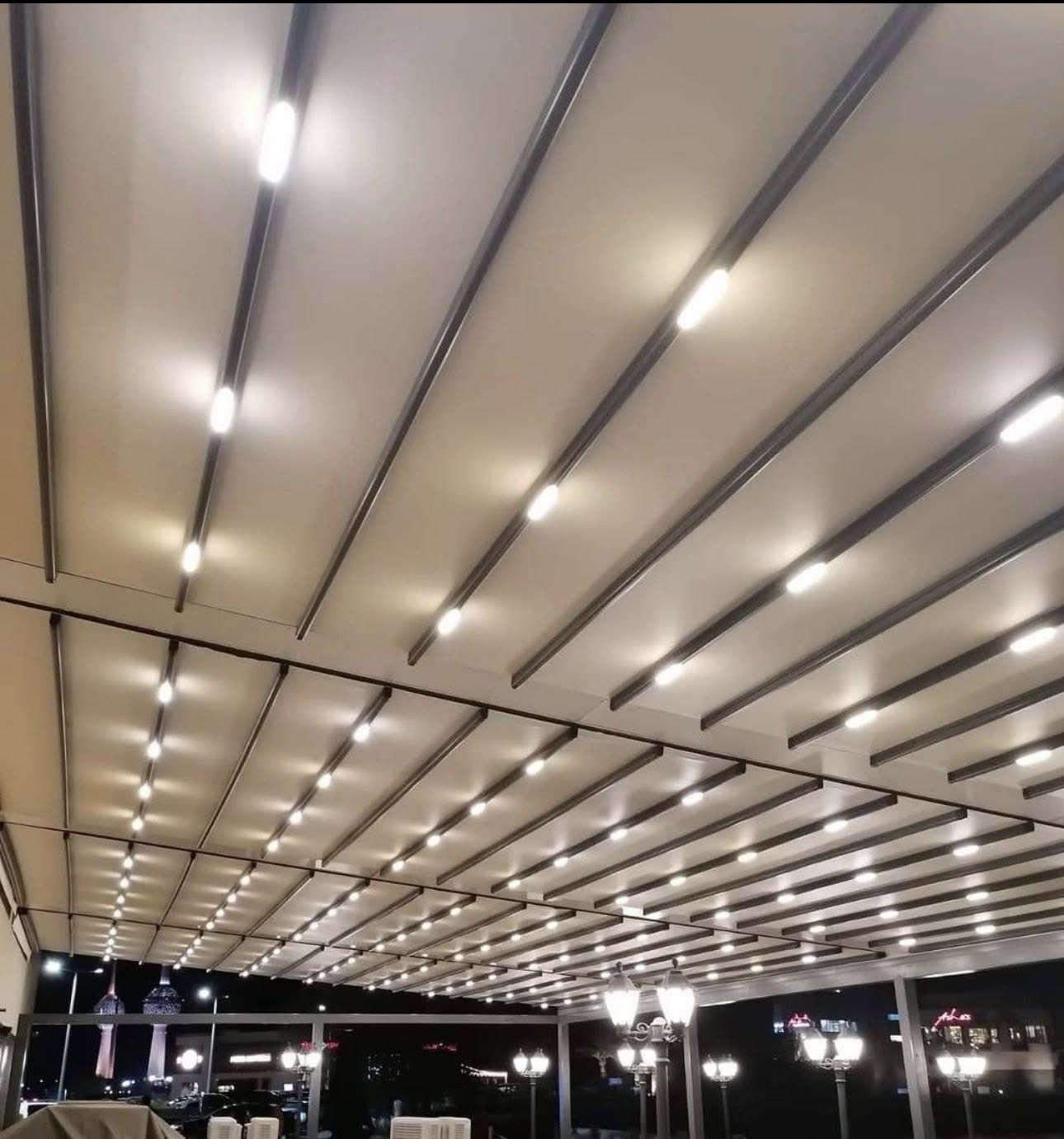 من اعمالنا المنفذة:
مظلات بارجولاكهربائية متحركة
تحكم كامل/تصميم عصري/
مقاومة لكل الاجواء/ مع
(ضمان 5 سنوات)
تناسب الفلل-المطاعم- الكافيهات-الحدائق والمسابح
زورونا: بغداد العامرية او اتصل
***********
***********
