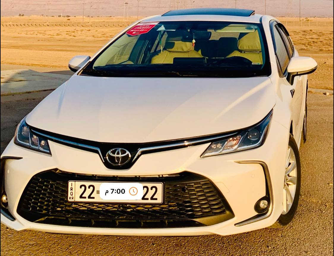 السلام عليكم.
سياره كورلا 2024 شركة SAS محرك 18 
فول مواصفات بصمه شاحن لاسلكي فتحة سقف دخول ذكي 
ماشيه 35,000  بعدها بضمان الشركه. 
السياره بدون اي ملاحظه وضع الشركه 
السعر 197 وبيها مجال بسيط 
الاستفسار ***********
