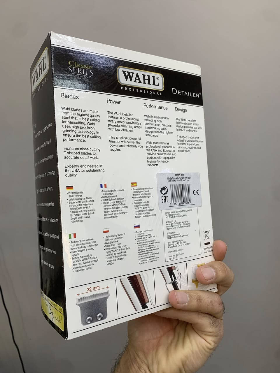 سلام عليكم مكاين حلاقة WAHL استعمال كلش بسيط نظافة 100‎%‎ مالت شركه اطلس
الماجك حت مشوطه مالتها كبس 

والصغر كهربائيه

***********
