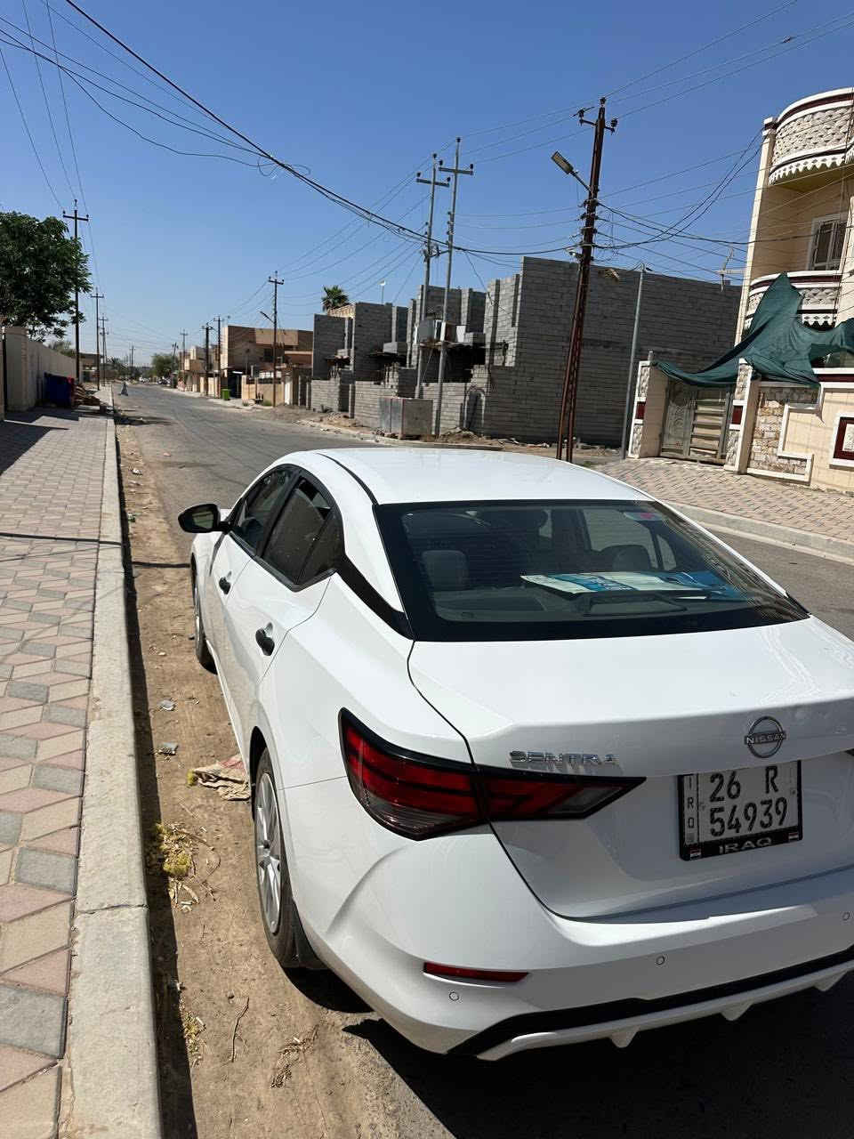 السلام عليكم،
للبيع نيسان سنترا 2024

* وارد أمريكي

* بيها باردات

*  مكفولة من الصبغ والتبديل

* باسم راعيها الشخصي

* رقم صلاح الدين دولي

* مواصفات: بصمة، حساسات جانبية

* السيارة جاهزة وكاملة ولا تحتاج أي مصروف

📍 المكان: صلاح الدين / تكريت

للاستفسار والاتصال:

📞 ***********
