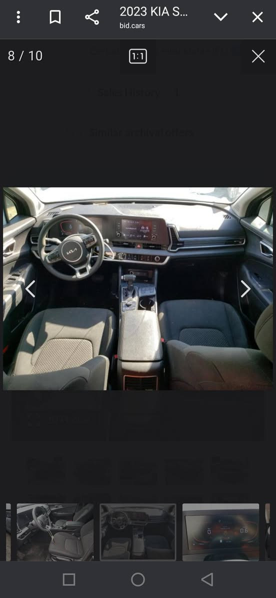 سلام عليكم سبورتج 2023 وارد امريكي حادثهة مبدل جاملغ وبنيد بامريكا صور مرفقة وصفحه الراكب في العراق كلير بدون معجون مكينة2500 ايرباكات سليمة نص فول ماشية 70الف سيارة جديدة احله من صور 
مواصفات
3 انضمة قيادة
تعديل مسار
مثبت سرعه
تبريد تدفئة فول
السعر 194 بيهة مجال
عنوان بغداد ابي غريب رقم لهاتف ***********
