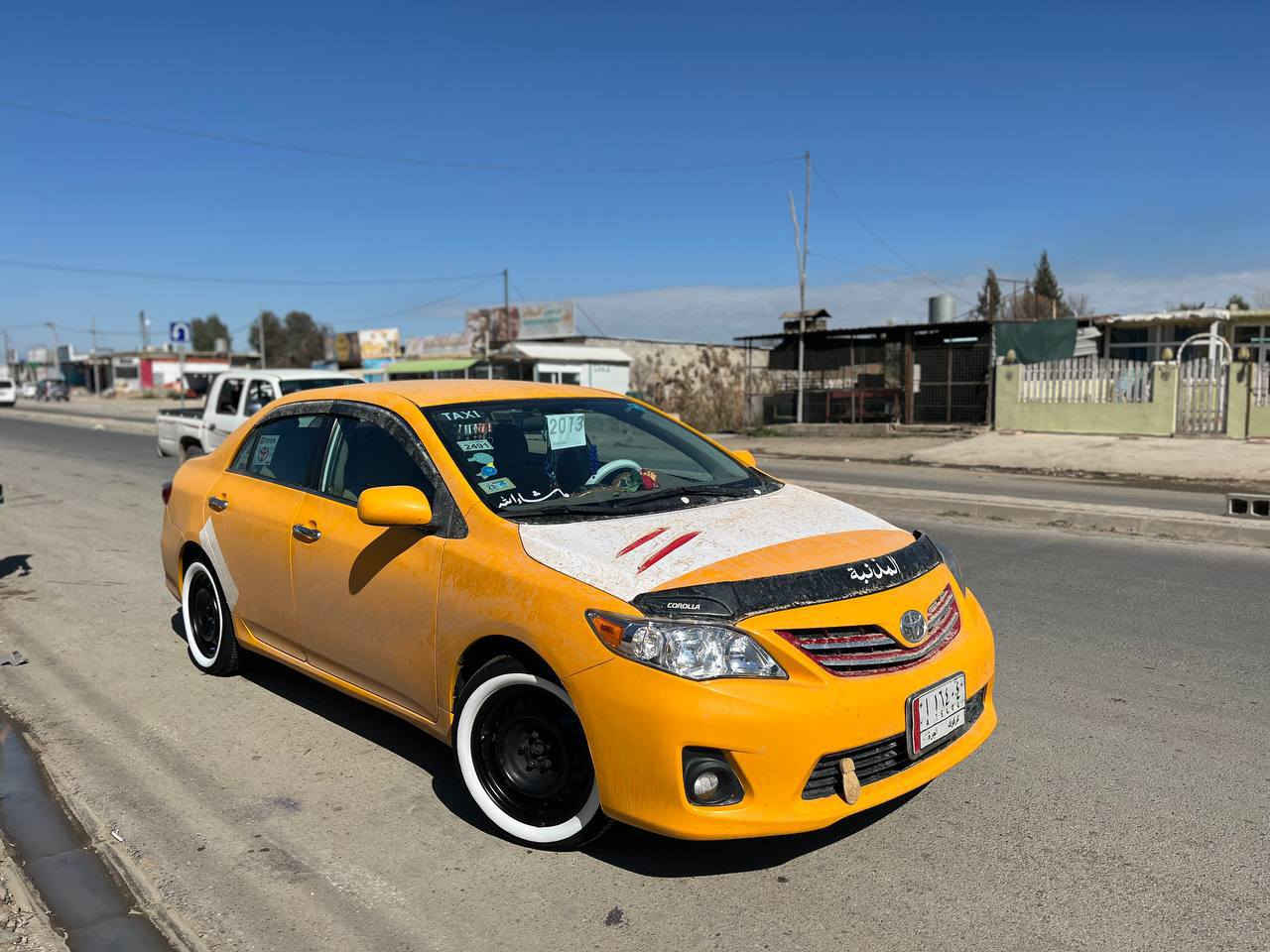 سلام عليكم كورلاة موديل2013 سيارة جاهزة ما بيها اي نقص غاز بانزين بطاقة بانزين سيارة خير من الله تخم تاير جديد سيارة محرك 19كير شرط مكاني كركوك عمل شعبي ***********  ما متوجد علخاص
