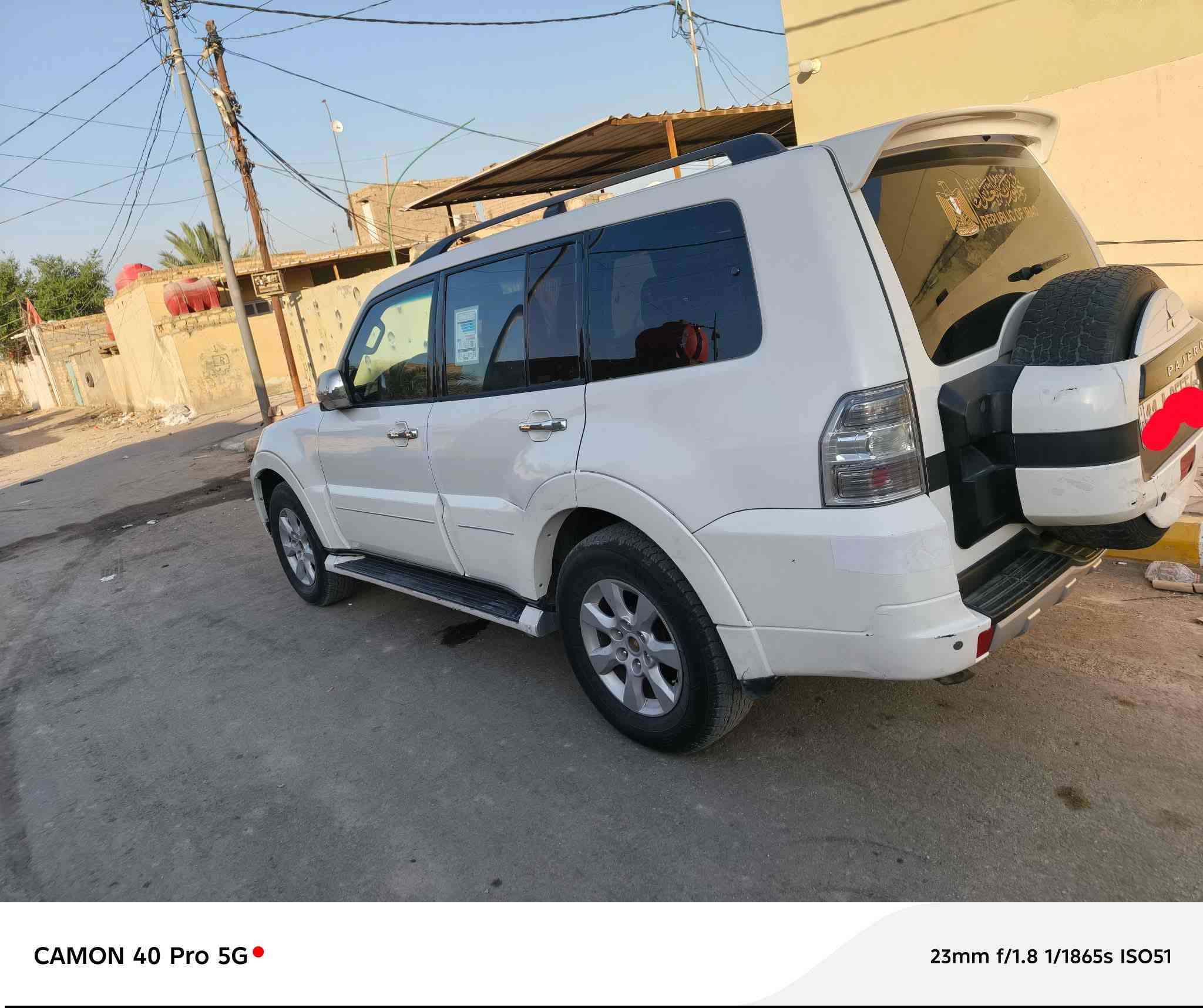 للبيع او مراوس بسياره صالون باجيرو 2010 حبتور رقم بغداد انكليزي باسمي 
مداور ثاني يوم 
فول مواصفات 1/1 
كشنات كهرباء 
كشنات جلد 
مري شفط 
اشاير بالمري 
تحكمات استيرن 
7 راكب كشن قلاب
شاشه وكامره خلفية 
حساسات امامي
دمام خلفي 

فتحه بالقماره 
3 قطع تبريد 
وبعد هواي مواصفات بيها
السعر 130 العنوان الديوانيه قضاء الحمزه الشرقي السياره بيها ربع الجاملغ الامامي صبغ والبنيد مفتوح للاتصال ***********
