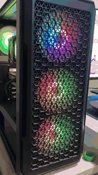 Memory - 16GB. RGP 
Disk - 500GB ssd 
Disk2 -500 GB m.2 
Bored B450 
AG 400 مبرد غازي 
Power Supply 650 w
كيس فقط 
للبيع للتواصل عبر واتساب 
 ☎️ ***********
عنواني بغداد الشعب
