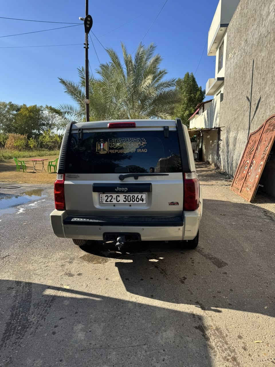 السلام عليكم
جيب كومندر 2007 

محرك v8 4.7

حادث جاملغ مصبوغ جهة السايق + مبخوخه كلير بدون حادث 

ايرباك دشبول طاك 

حداديه 50%

مكينه + كير خير من الله 

السياره فول 3 فتحات 

تخم تاير جديد 

السعر 85 بيها مجال حك الجيه 

رقم تلفون 

***********

العنوان بغداد الكريعات قرب شارع المعارض مال كريعات
