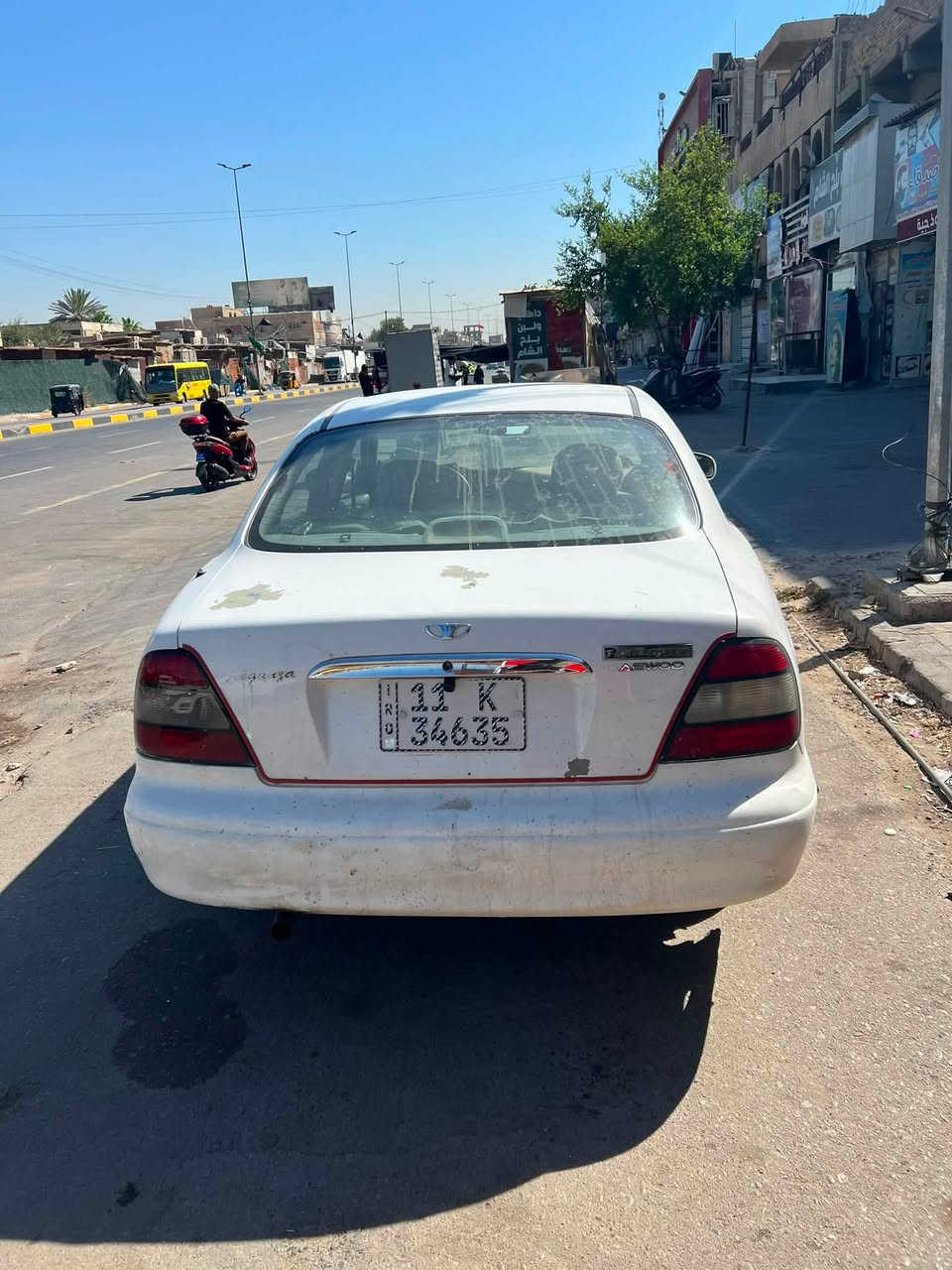 سلام عليكم دايو اكنزه مديل 2000سياره كير محرك لوك سنتر لوك وارد امريكي سياره تبريد ثلج وي سويج كهربياته كله كامله تحويل ثاني يوم سعر٣٨بيه مجال مكاني بلديات***********
