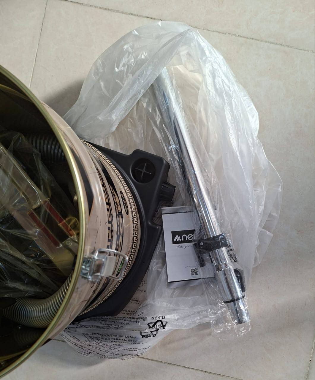 سلام عليكم: 
للبيع مكنسة كهربائية جديدة نوال حجمها 21 لتر 
السعر / 75 الف
الموقع / النجف حي الحسين.


**إذا كنت صاحب هذا الإعلان وتريد حذفه لأي سبب، رجاءا أرسل رسالة إلى الدعم الفني**