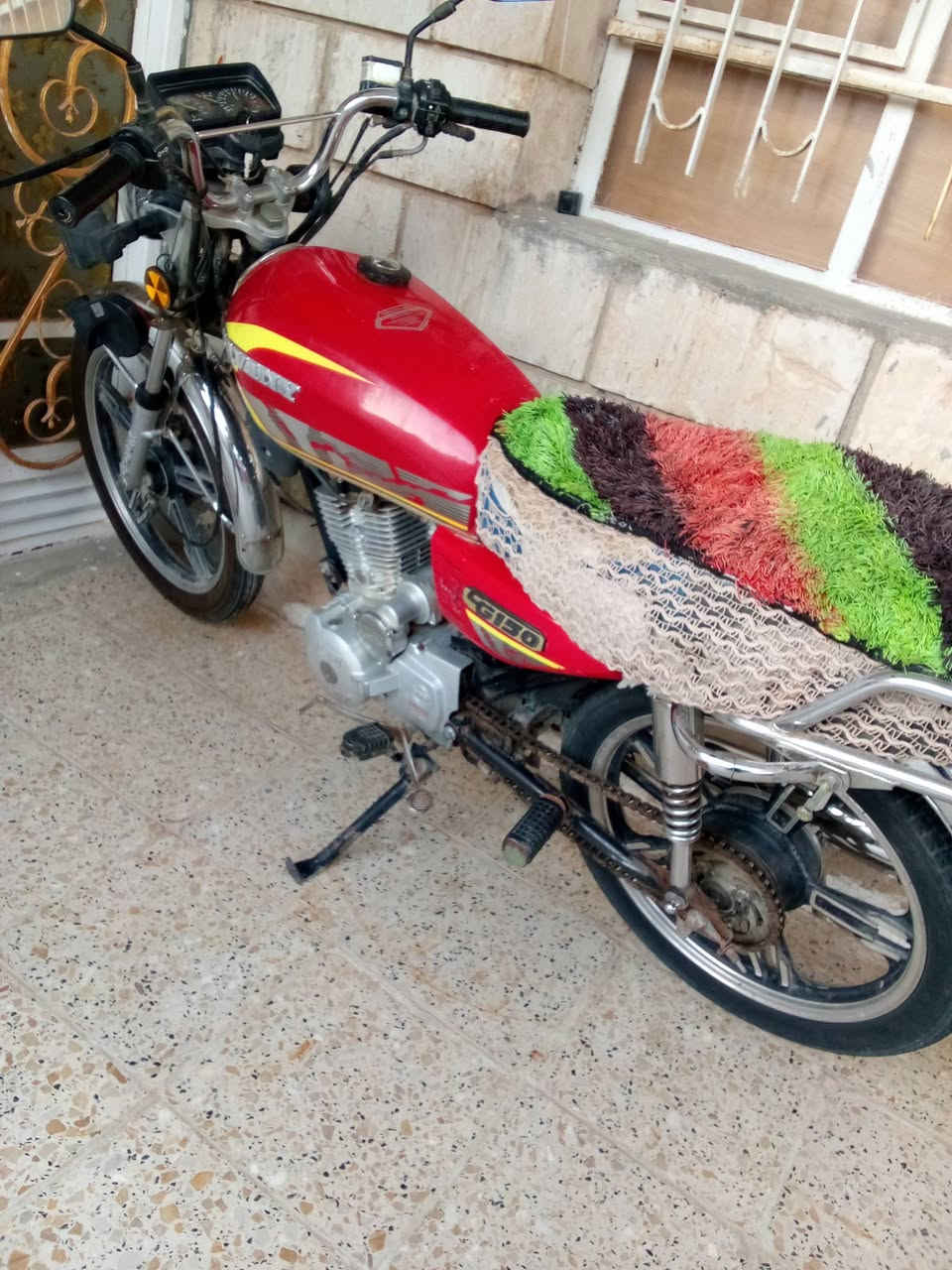 ماطور ايراني للبيع 2020 ماطور جاهز هندر سلف لايت عالي هورن سكن خلفي تايرات جديدة لوك بس الصبح شوي يأخر بالتشغيل المحرك سبانة ما محطوطة علي السعر 425الف وبي مجال ***********
