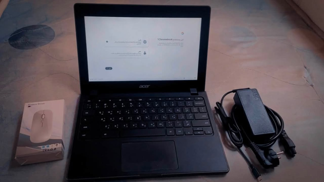 نظام التشغيل: Chrome OS.المعالج: Intel Celeron أو Intel Core i3 / i5 / i7.الذاكرة العشوائية (RAM): تتراوح بين 4 إلى 8 جيجابايت.التخزين الداخلي: يعتمد على الذاكرة السريعة eMMC أو SSD بسعة تتراوح بين 32 إلى 128 جيجابايت.الشاشة: عادة ما بين 11.6 بوصة إلى 14 بوصة وبدقة عالية HD أو FHD.لوحة المفاتيح: تدعم الكتابة باللغة الإنجليزية (مع إمكانية إضافة ملصقات أو تحويل لغة الإدخال في النظام).البطارية: يتراوح عمرها بين 8 إلى 12 ساعة حسب الاستخدام.هذا الجهاز لكي تسجل الدخول تحتاج حساب gmail لتسجيل الدخول الملحقات شاحن 🔌 +ماوس اصلي +حقيبة لابتوب ………………
الجهاز نظيف —————
لا يوجد توصيل ————
العنوان بغداد الدورة المكانيك —————
التواصل والاستفسار يرجى مراسلتي عبر الصفحة الرسمية 
*********** وتساب متوفر حاليا
