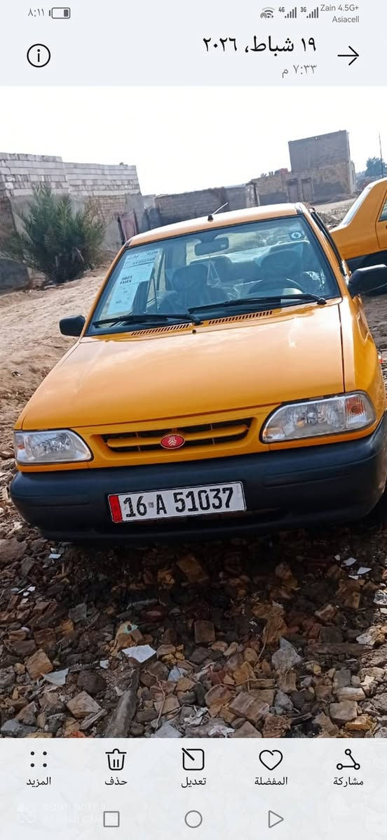 سايبة موديل ٢٠٢٥ مكفولة من كولشي مكاني ديوانية ماشية 50 الف
***********  السعر ٧٧ وبيهة مجال
