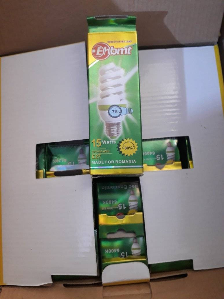 عرض لفترة محدودة 
وصول مصباح نمنور 5واط 
إنارة ابيض غازي حلزوني 
سن ناعم وخشن 
تعبئة الكرتون  200  مصباح 
سعر الكرتون  50000     دينار 
تحتوي الكرتون على 8   باكيت كل باكيت 25  قطعة 
العرض شامل التوصيل المجاني لكل مناطق العراق 
     واتساب الحجز//
         ***********
