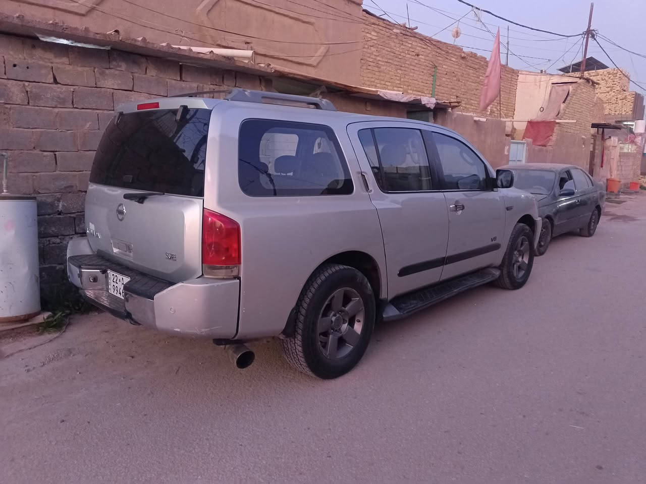 سلام عليكم نيسان ارمادا موديل 5 خليجي رقم اربيل الدولي بسمي مكينه وكير حدادية مشط ادامة كاملة منضومت البانزين 
سنوية ل31 
كهربائي كلها شغال بيها بس جاملغ الخلفي صبغ فقط
وبيها التاير طاك وعور جاملغ الخلفي شوية يحتاج صبغ بنيد ودعاميات 
السعر 70
المكان النجف ناحية الحرية 
هاي صورها وتفاصيلها 
لاتراسلني تكلي وديلي الصور
تريد تفاصيل خابر او رمشلي وخابرك 
***********بي واتساب عوزها ملاحضات بصيطة
