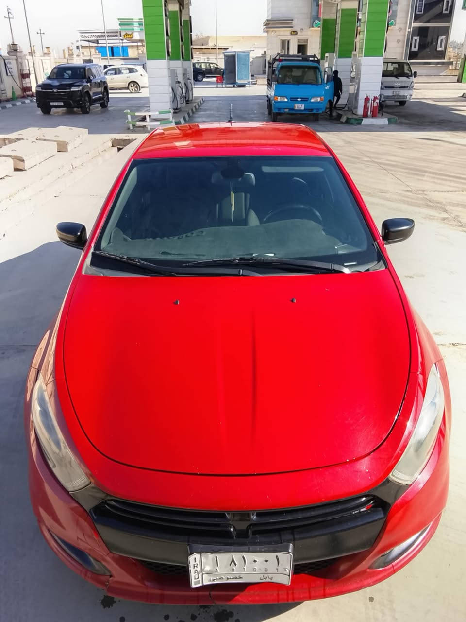 السلام عليكم 
دوج دارت 2016 GT
حادث غرق السيارة كلهة شغالة 100‎%‎ وبعد احلة من الصور
شاشة كبيرة كار بلي
ويل رياضي اسود
كير مكينة فول
مثبت سرعة
مانع تزحلق
شاشة اعطال
غرفة نظيفة جدا
تحويل ثاني يوم
السعر 75
للاستفسار الاتصال / ***********
