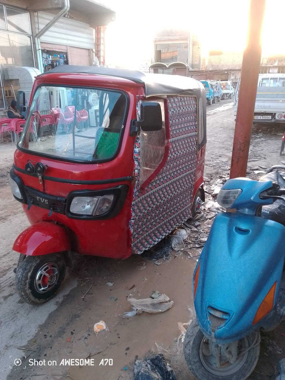 تكتك TVS للبيع نضافه عامه تكتك جاهزه من حيث كلشي مصبوغه جماليه مامتواجد خاص دك عليه بيك خير وتدلل ***********
