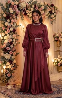 فستان اوركزا • مبطن • مقاسات ٣٨-٤٨