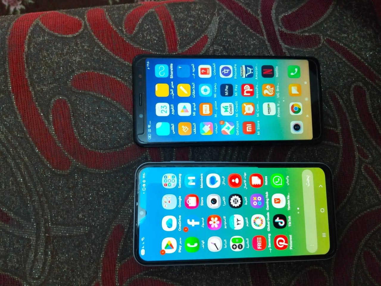 للبيع اجهزه عدد 2 الاول سامسونك 15 ذاكره 128 كفاله وضمان والثاني ريدمي نوت 5 ذاكره 64 كفاله وضمان أتصال *********** وات ساب موجود
