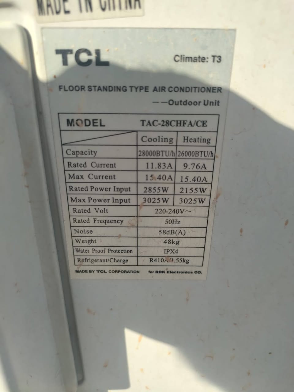 1 _سبلت 3 طن كنتوري enkidu 
مستعمل موسم واحد فقط ٫
2 _سبلت 2طن وربع TCL كنتوري مستعمل موسم واحد فقط 
بغداد دولعي


**إذا كنت صاحب هذا الإعلان وتريد حذفه لأي سبب، رجاءا أرسل رسالة إلى الدعم الفني**