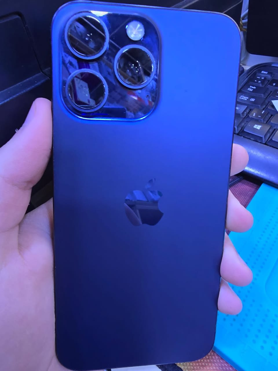 السلام عليكم ايفون 15 بروماكس ذاكرة256 لون نيلي بطاريه 88 مكفول خطين شريحتين مكفول
هاتف ***********📞
