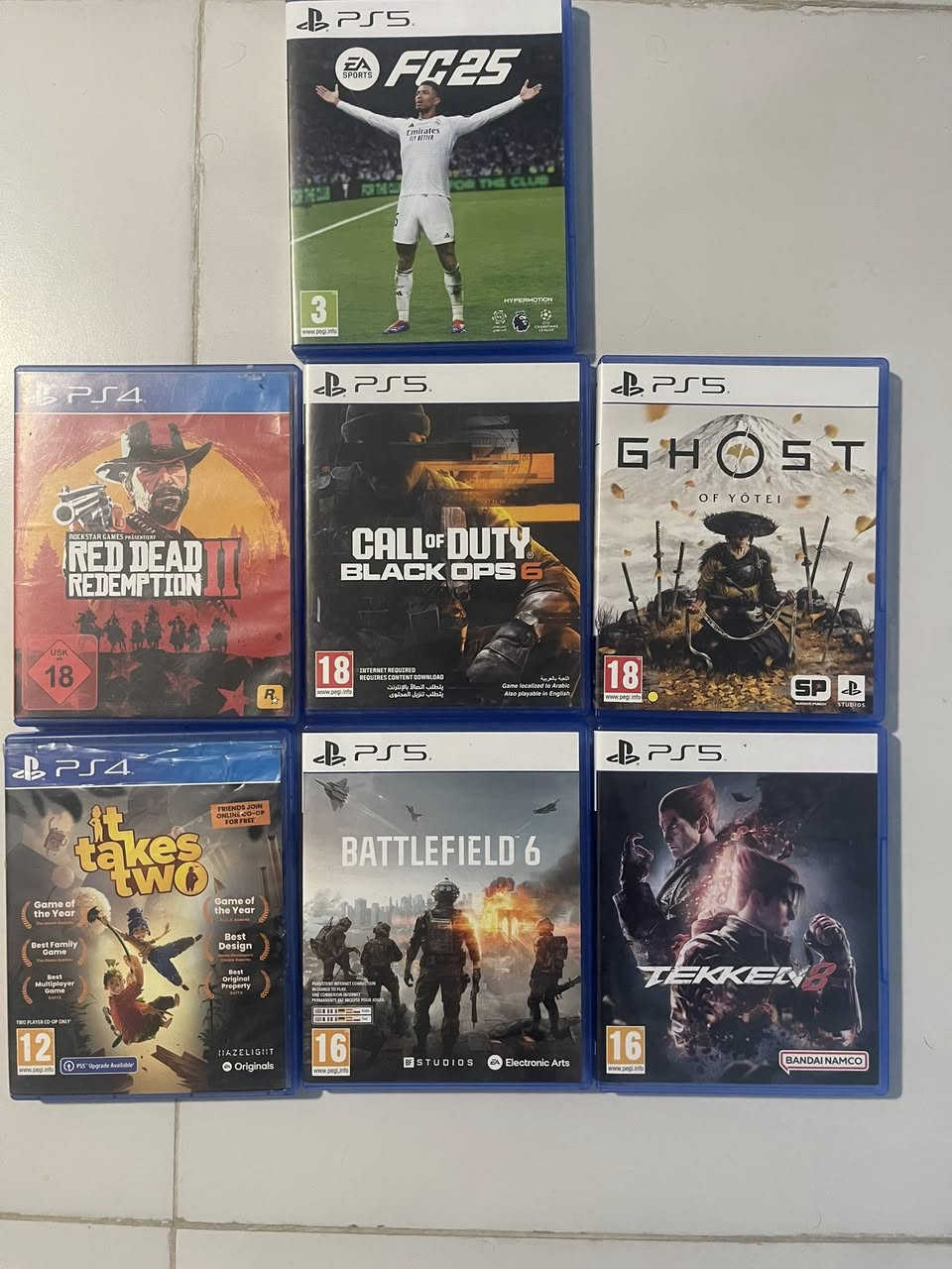 Ps5 مستعمل
نظيف جدا استخدام كلش قليل  مستخدمه فقط شهرين
مع جوستكين و 7 العاب و كارتون البلي موجود

سعر 950 الف


**إذا كنت صاحب هذا الإعلان وتريد حذفه لأي سبب، رجاءا أرسل رسالة إلى الدعم الفني**