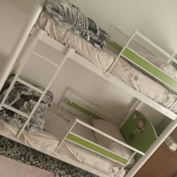 سرير طابقين جديد • مراتب مغلفة