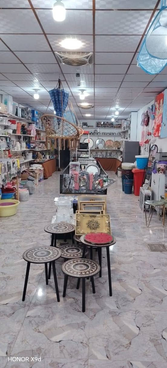 محل غراض منزليه كامل للبيع  كلشي بيي من مواد
للاستفسار اكثر اتصال عل رقم
***********
