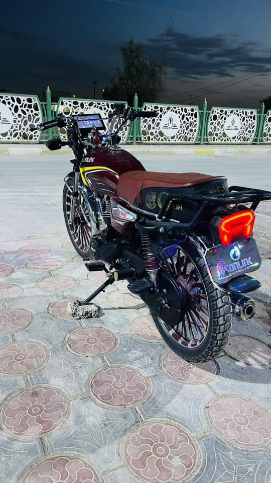 سلام عليكم دراجه للبيع ايراني مديل 2025مكفوله كفاله عامه اوراق كامله بصمه تشغيل عن بعد مكاني بغداد ***********
