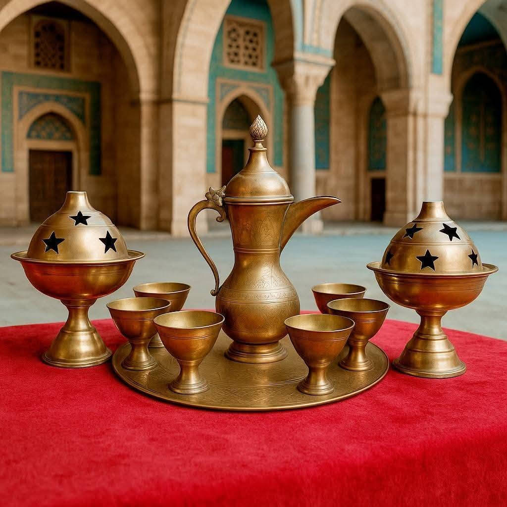 طقم نحاس اصفر قديم انتيك تم تلميعه كله شغل هاند ميد حفر مع اتنين مبخرة حالة من روايح الزمن الجميل
#احلي_الانتيكات #انتيكات #انتيك #مقتنيات #عتيقة #نوادر #نحاس #تراثنا #antiques #decor #vintagestyle #VintageDecor #accessoriesfurniture #vintage


**إذا كنت صاحب هذا الإعلان وتريد حذفه لأي سبب، رجاءا أرسل رسالة إلى الدعم الفني**